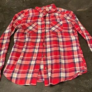 Mossimo Women’s Small Red & White Plaid